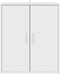 vidaXL - Schoenenkast - 60x35x70 - cm - bewerkt - hout - betongrijs