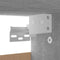 vidaXL - Schoenenkast - 60x35x70 - cm - bewerkt - hout - betongrijs