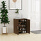 vidaXL - Schoenenkast - 60x35x70 - cm - bewerkt - hout - bruin - eikenkleur