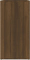 vidaXL - Schoenenkast - 60x35x70 - cm - bewerkt - hout - bruin - eikenkleur