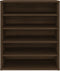 vidaXL - Schoenenkast - 60x35x70 - cm - bewerkt - hout - bruin - eikenkleur