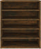 vidaXL - Schoenenkast - 60x35x70 - cm - bewerkt - hout - gerookt - eikenkleurig