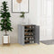 vidaXL - Schoenenkast - 60x35x70 - cm - bewerkt - hout - grijs - sonoma - eikenkleurig