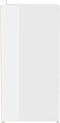 vidaXL - Schoenenkast - 60x35x70 - cm - bewerkt - hout - hoogglans - wit