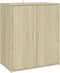 vidaXL - Schoenenkast - 60x35x70 - cm - bewerkt - hout - sonoma - eikenkleurig