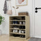 vidaXL - Schoenenkast - 60x35x70 - cm - bewerkt - hout - sonoma - eikenkleurig