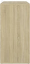 vidaXL - Schoenenkast - 60x35x70 - cm - bewerkt - hout - sonoma - eikenkleurig
