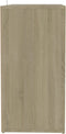 vidaXL - Schoenenkast - 60x35x70 - cm - bewerkt - hout - sonoma - eikenkleurig