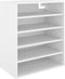 vidaXL - Schoenenkast - 60x35x70 - cm - bewerkt - hout - wit