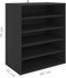 vidaXL - Schoenenkast - 60x35x70 - cm - bewerkt - hout - zwart