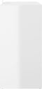 vidaXL - Schoenenkast - 60x35x70 - cm - spaanplaat - hoogglans - wit