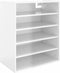 vidaXL - Schoenenkast - 60x35x70 - cm - spaanplaat - hoogglans - wit