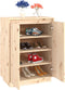 vidaXL - Schoenenkast - 60x35x80 - cm - massief - grenenhout