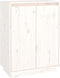 vidaXL - Schoenenkast - 60x35x80 - cm - massief - grenenhout - wit