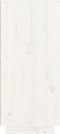 vidaXL - Schoenenkast - 60x35x80 - cm - massief - grenenhout - wit