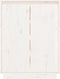vidaXL - Schoenenkast - 60x35x80 - cm - massief - grenenhout - wit