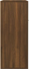 vidaXL - Schoenenkast - 60x35x84 - cm - bewerkt - hout - bruin - eikenkleur