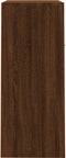vidaXL - Schoenenkast - 60x35x84 - cm - bewerkt - hout - bruin - eikenkleur