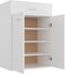 vidaXL - Schoenenkast - 60x35x84 - cm - bewerkt - hout - gerookt - eikenkleurig