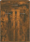 vidaXL - Schoenenkast - 60x35x84 - cm - bewerkt - hout - gerookt - eikenkleurig