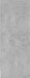 vidaXL - Schoenenkast - 60x35x92 - cm - bewerkt - hout - betongrijs