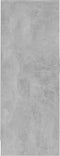 vidaXL - Schoenenkast - 60x35x92 - cm - bewerkt - hout - betongrijs