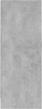 vidaXL - Schoenenkast - 60x35x92 - cm - bewerkt - hout - betongrijs