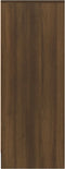 vidaXL - Schoenenkast - 60x35x92 - cm - bewerkt - hout - bruin - eikenkleur
