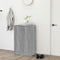 vidaXL - Schoenenkast - 60x35x92 - cm - bewerkt - hout - grijs - sonoma - eikenkleurig