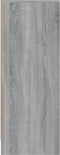 vidaXL - Schoenenkast - 60x35x92 - cm - bewerkt - hout - grijs - sonoma - eikenkleurig