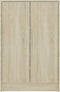 vidaXL - Schoenenkast - 60x35x92 - cm - bewerkt - hout - sonoma - eikenkleurig
