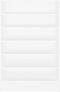vidaXL - Schoenenkast - 60x35x92 - cm - bewerkt - hout - wit
