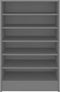 vidaXL - Schoenenkast - 60x35x92 - cm - bewerkt - hout - zwart