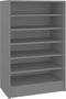vidaXL - Schoenenkast - 60x35x92 - cm - bewerkt - hout - zwart
