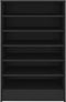 vidaXL - Schoenenkast - 60x35x92 - cm - bewerkt - hout - zwart
