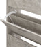 vidaXL - Schoenenkast - 63x24x103 - cm - bewerkt - hout - betongrijs