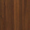vidaXL - Schoenenkast - 63x24x103 - cm - bewerkt - hout - bruin - eikenkleur
