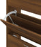 vidaXL - Schoenenkast - 63x24x103 - cm - bewerkt - hout - bruin - eikenkleur