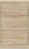 vidaXL - Schoenenkast - 63x24x103 - cm - bewerkt - hout - sonoma - eikenkleurig