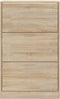 vidaXL - Schoenenkast - 63x24x103 - cm - bewerkt - hout - sonoma - eikenkleurig