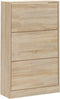 vidaXL - Schoenenkast - 63x24x103 - cm - bewerkt - hout - sonoma - eikenkleurig