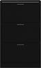 vidaXL - Schoenenkast - 63x24x103 - cm - bewerkt - hout - zwart