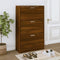 vidaXL - Schoenenkast - 63x24x147 - cm - bewerkt - hout - wit