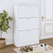 vidaXL - Schoenenkast - 63x24x81 - cm - bewerkt - hout - bruin - eikenkleur