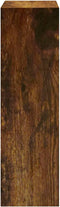 vidaXL - Schoenenkast - 63x24x81 - cm - bewerkt - hout - gerookt - eikenkleurig