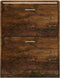 vidaXL - Schoenenkast - 63x24x81 - cm - bewerkt - hout - gerookt - eikenkleurig