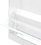 vidaXL - Schoenenkast - 63x24x81 - cm - bewerkt - hout - hoogglans - wit