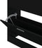 vidaXL - Schoenenkast - 63x24x81 - cm - bewerkt - hout - zwart