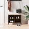 vidaXL - Schoenenkast - 69x35x50 - cm - bewerkt - hout - bruin - eikenkleur