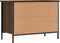 vidaXL - Schoenenkast - 69x35x50 - cm - bewerkt - hout - bruin - eikenkleur